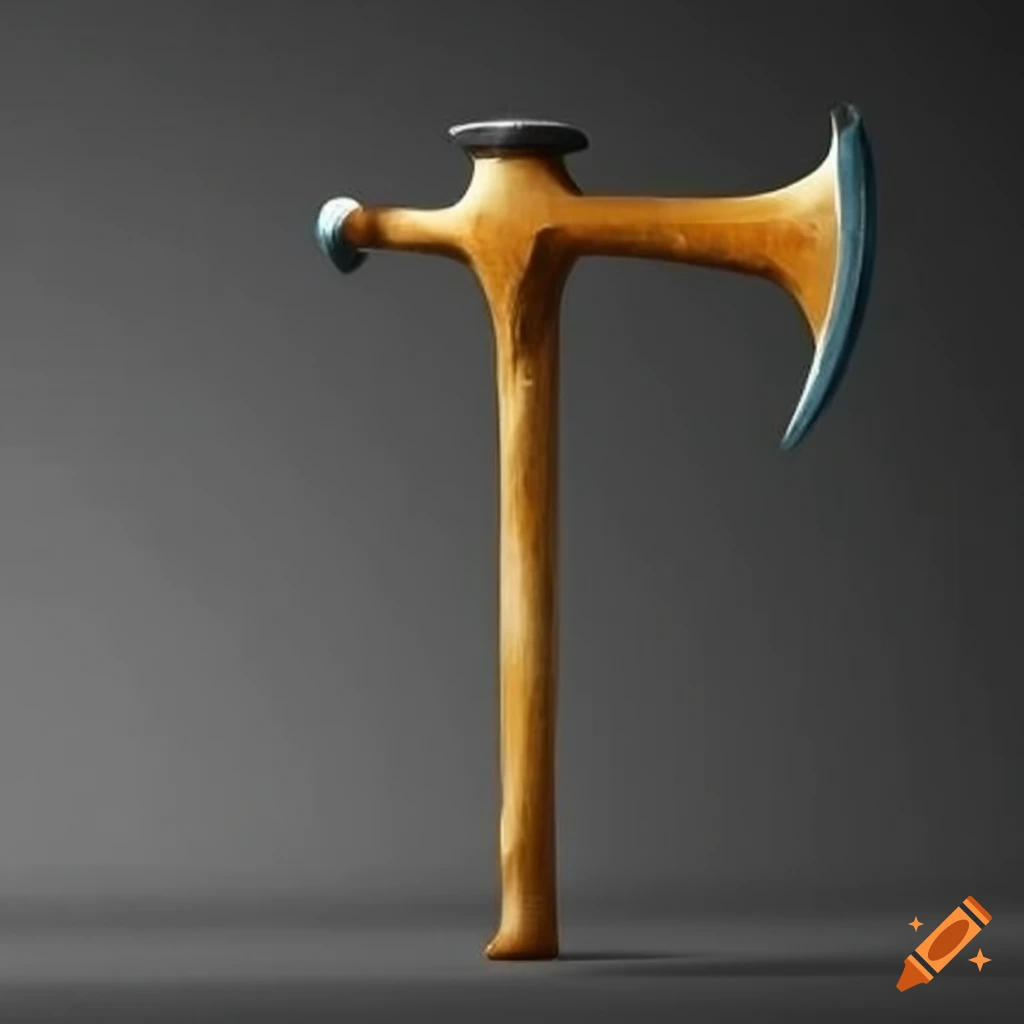 trumpet-shaped pickaxe for creative mining