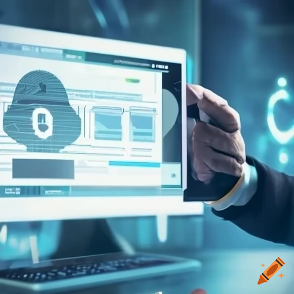 Illustration of ai algorithm doing fraud detection on Craiyon