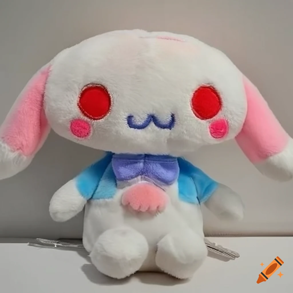 plush toy of a rainbow Cinnamoroll