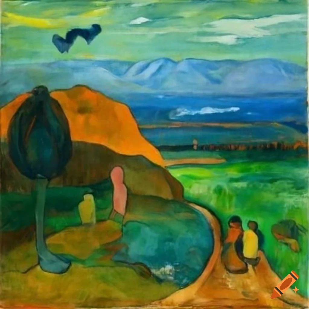 Paul Gauguin's painting of Salinas Valley