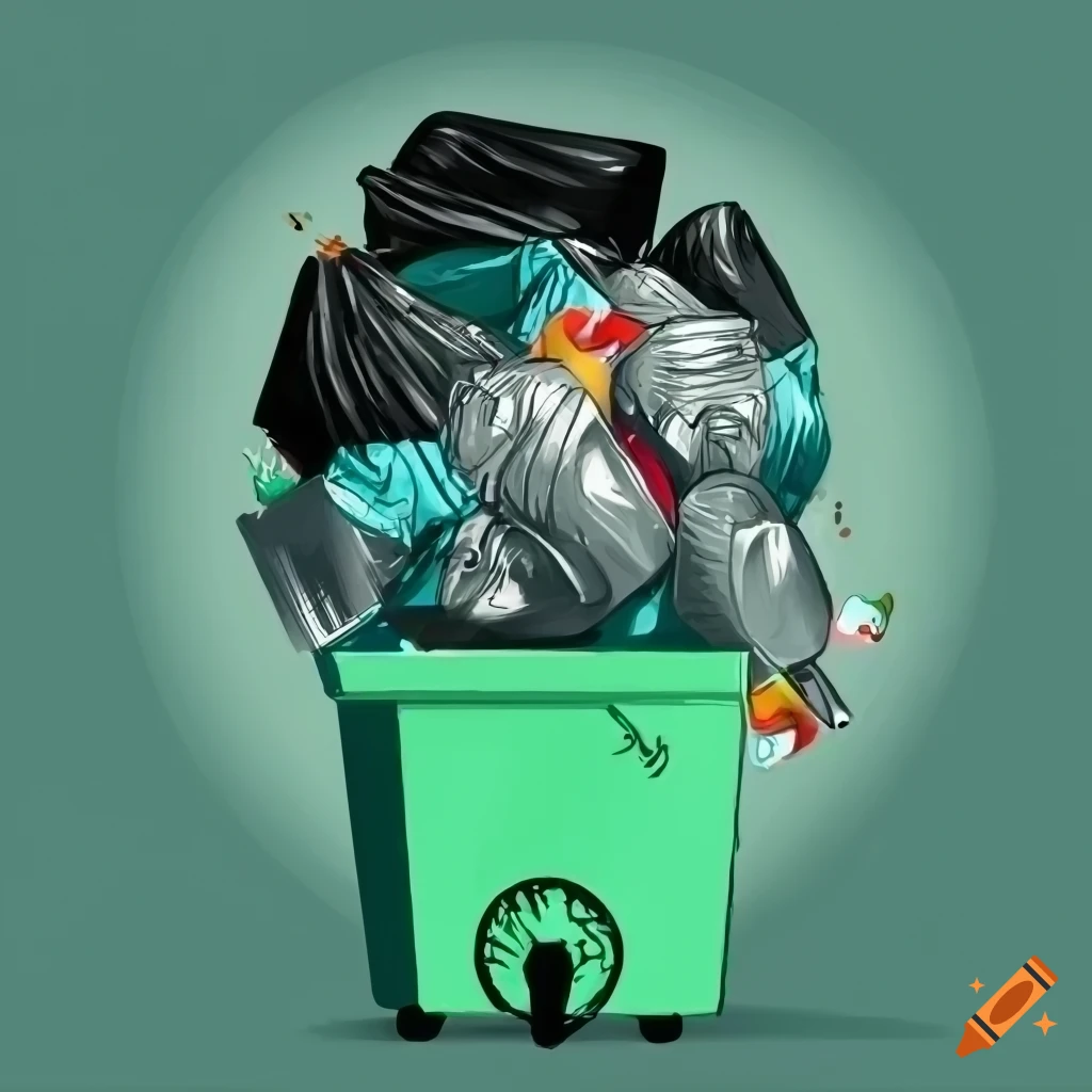 Can Dustbin Stock Illustrations, Cliparts and Royalty Free Can Dustbin  Vectors
