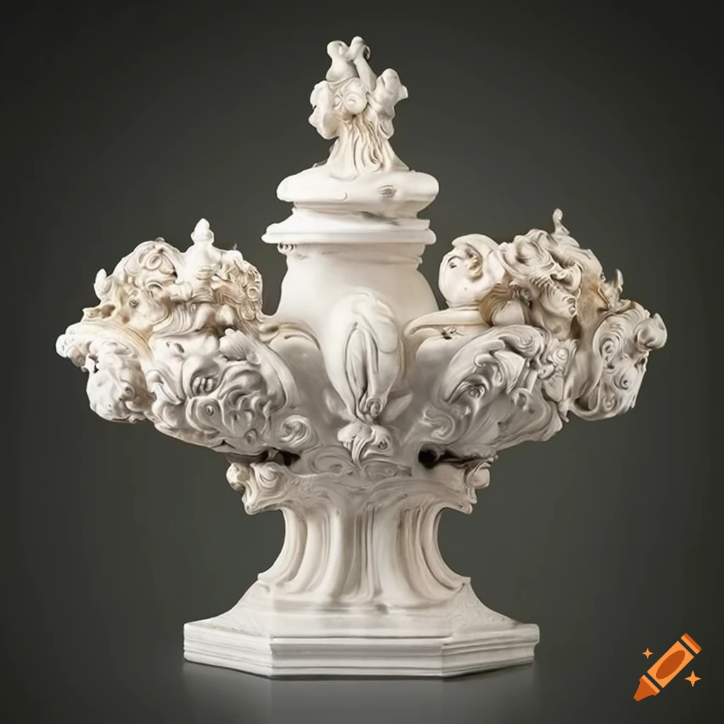 ornaments on a neoclassical altar