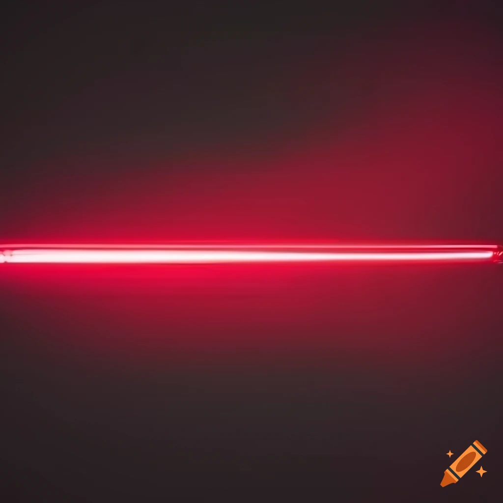 red neon lightning trails on black background