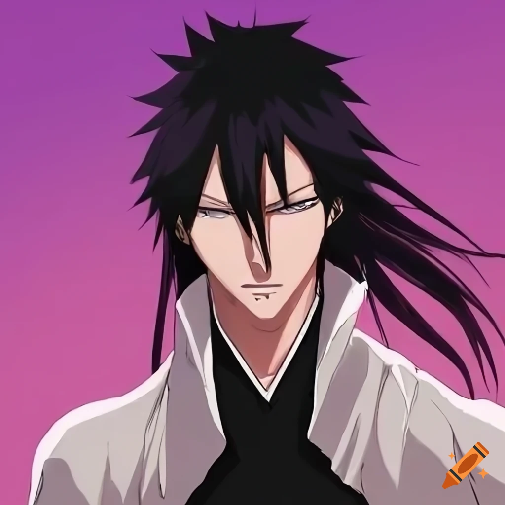 Anime-style artwork of a male character with black hair on Craiyon