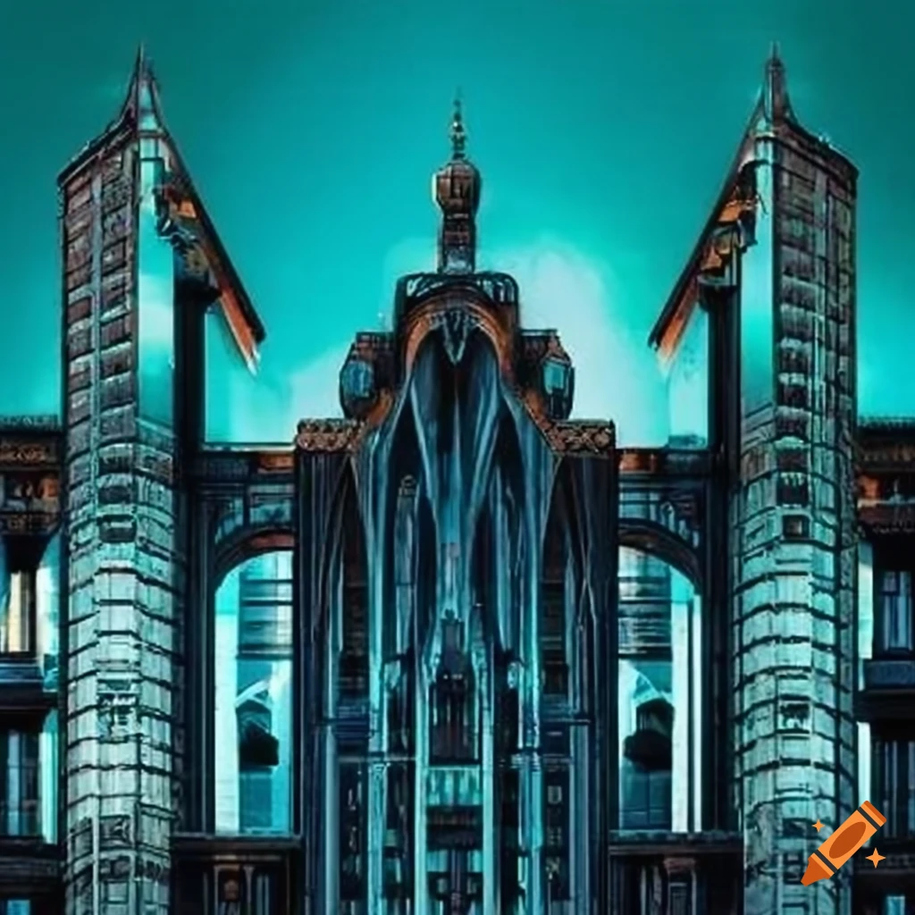 art deco representation of the stock market