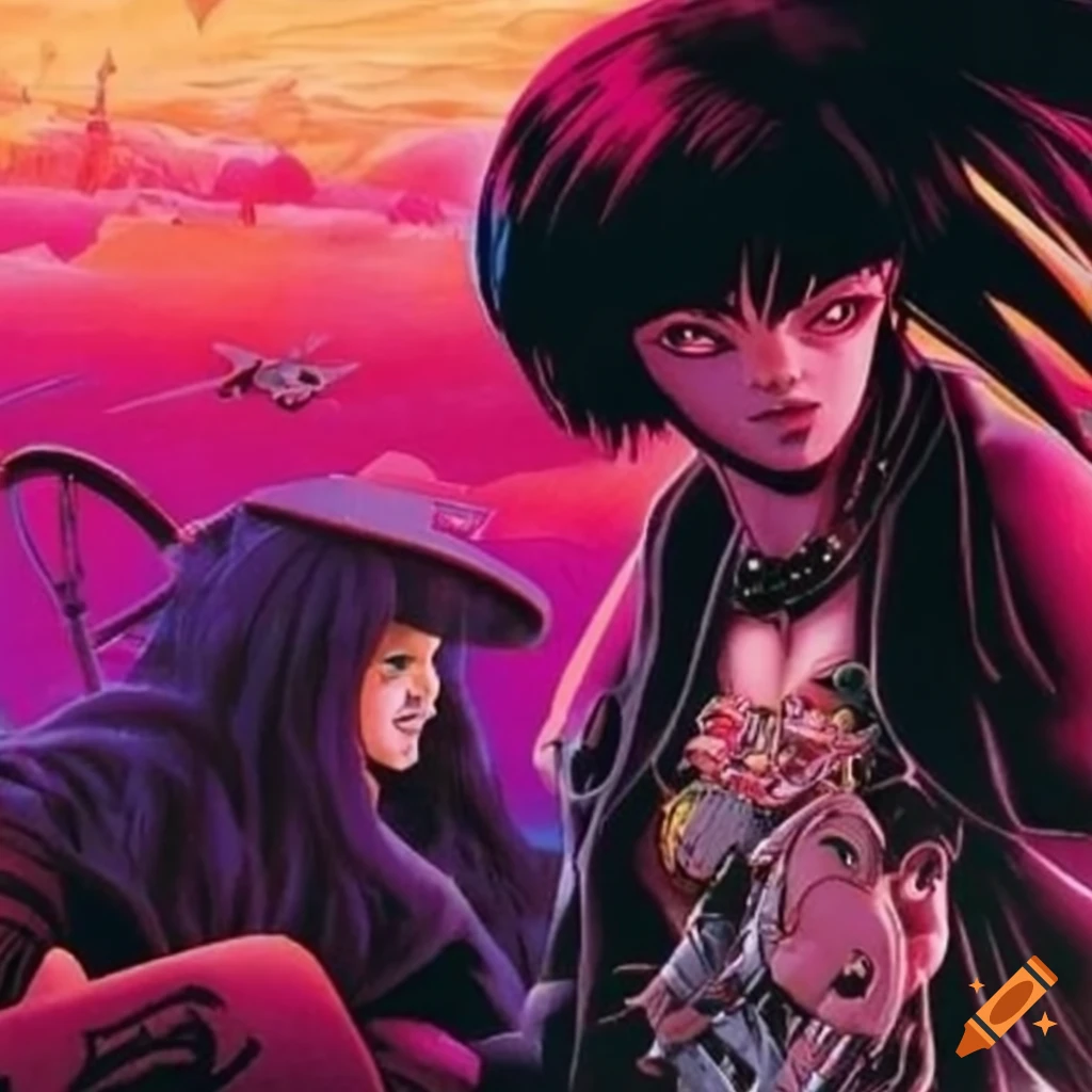 90s anime chillwave collage