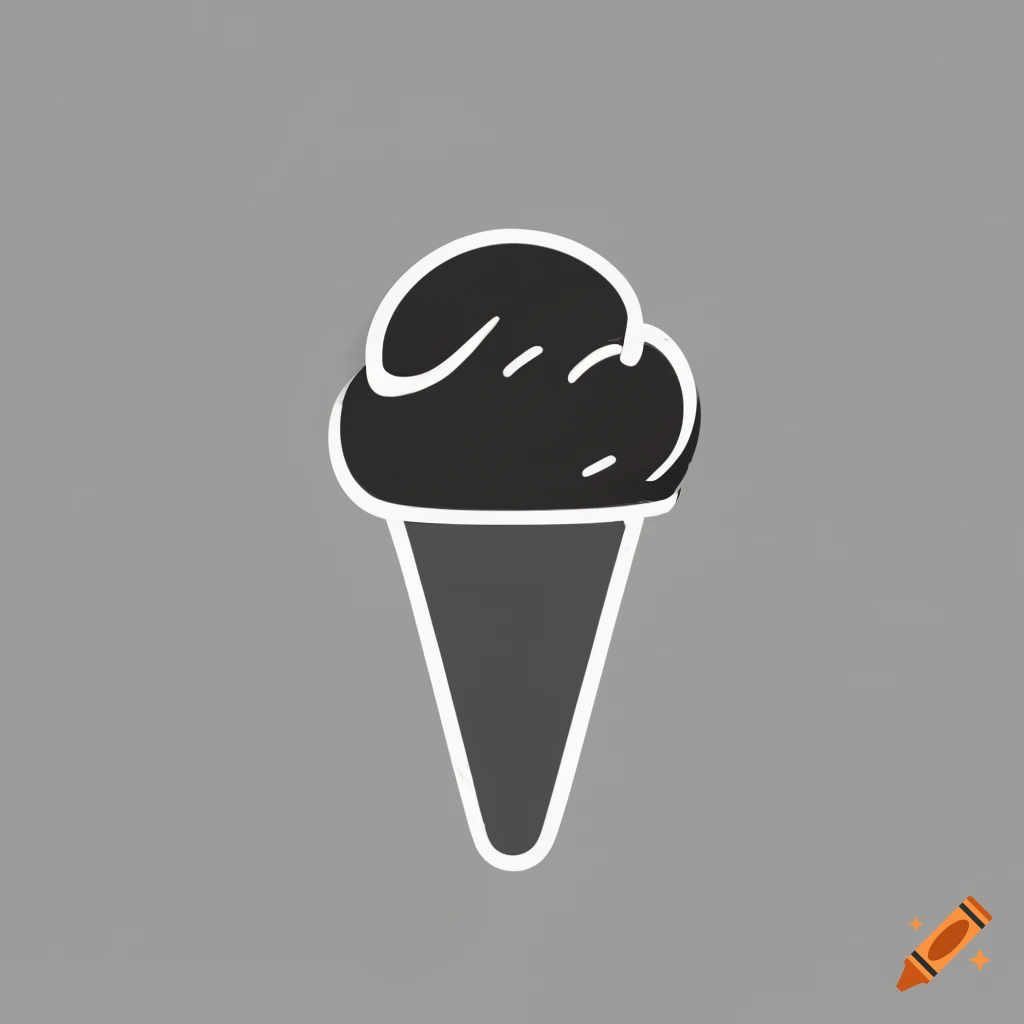 minimalistic-ice-cream-glyph-on-craiyon