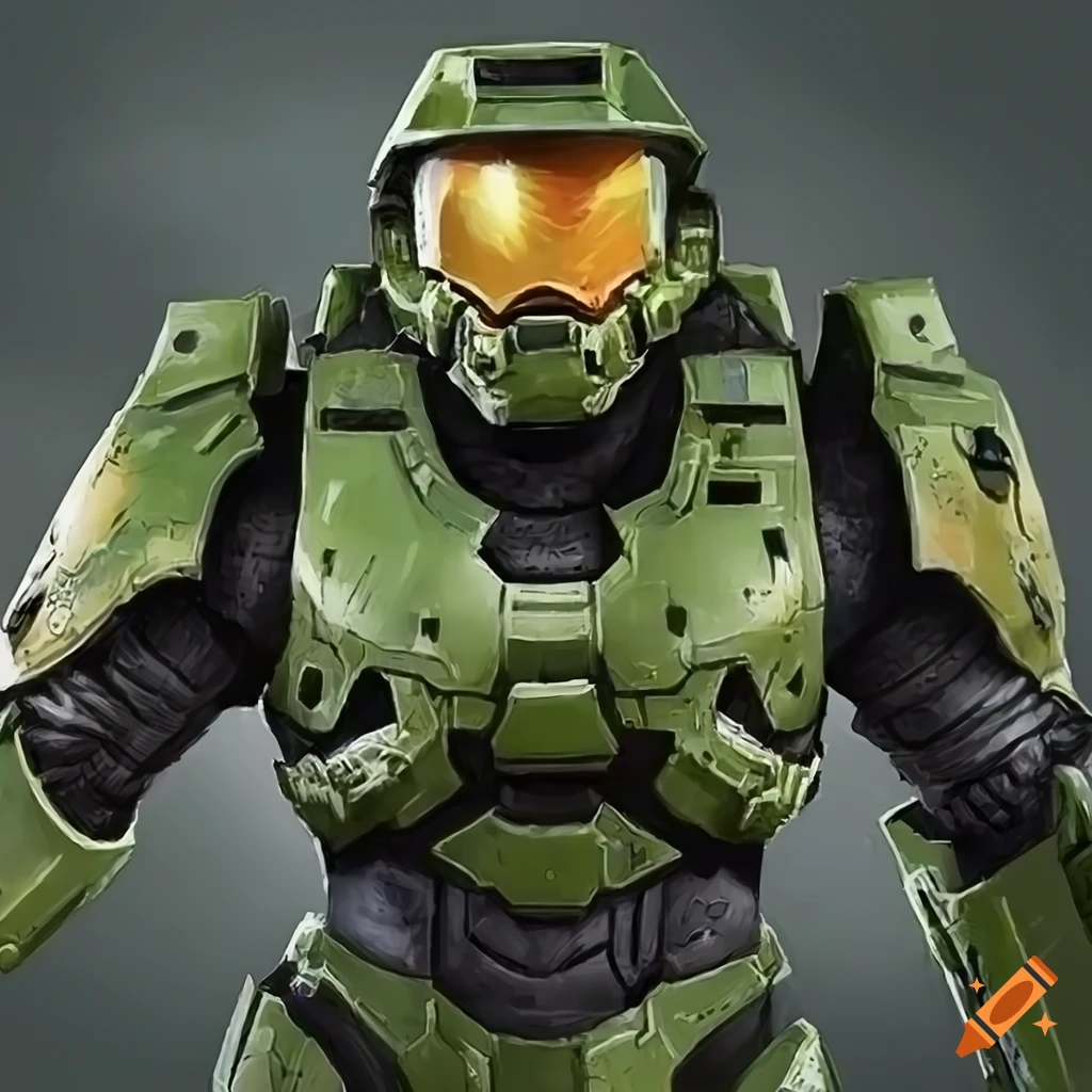 Image of master chief in warhammer 40k