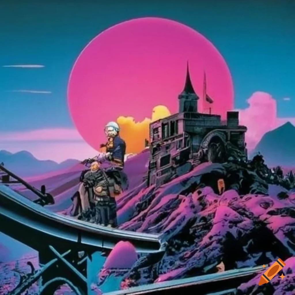 90s anime chillwave collage