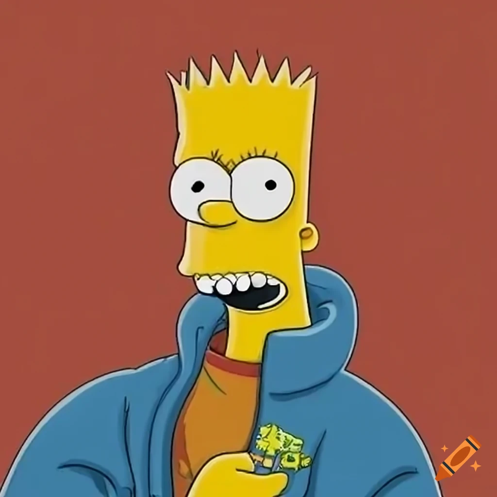 Bart Simpson Clipart Simpsons Character - Bart Simpson Hypebeast