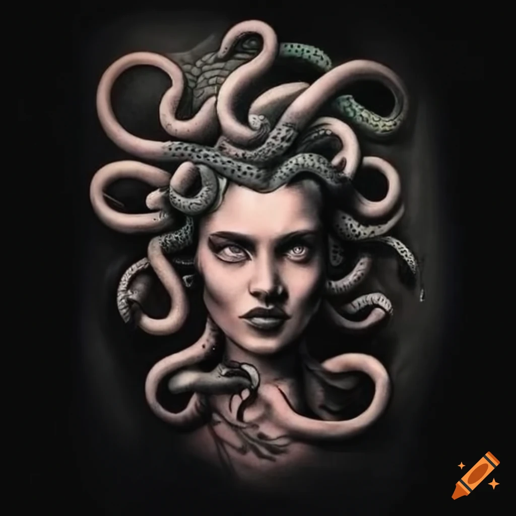 ArtStation - Medusa Tattoo Design