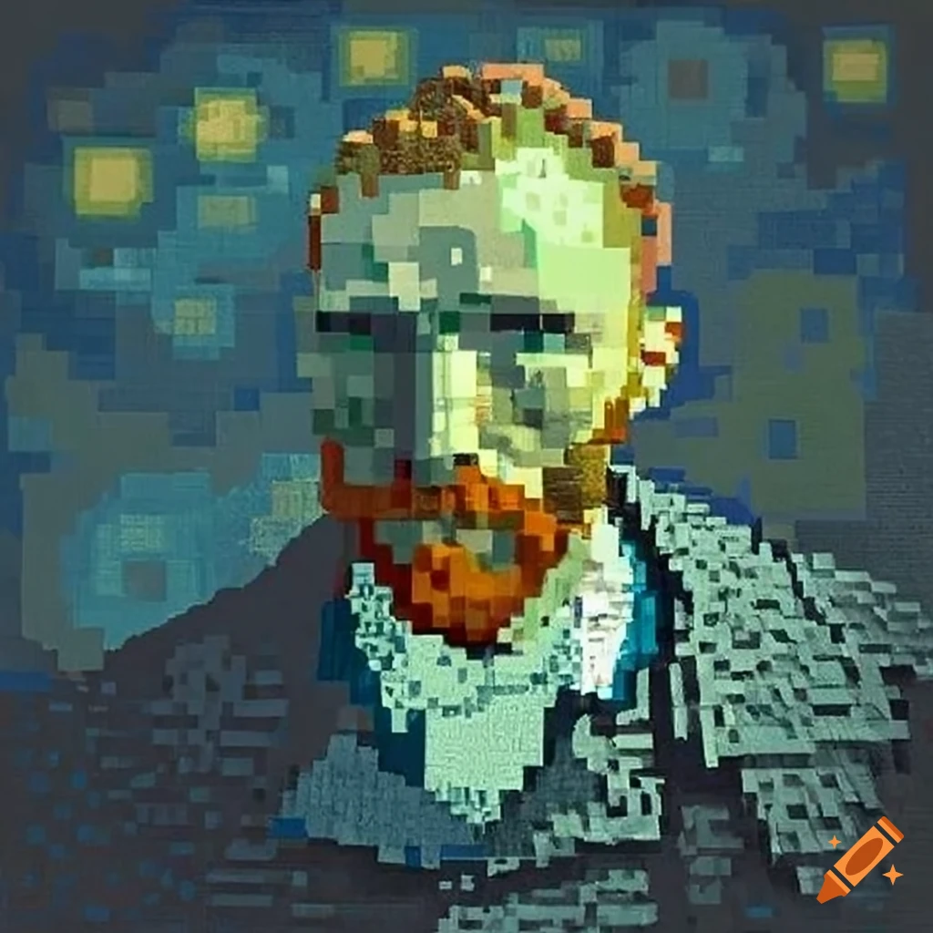 Minecraft Player Gives a 3D Touch to Vincent van Goughs Art