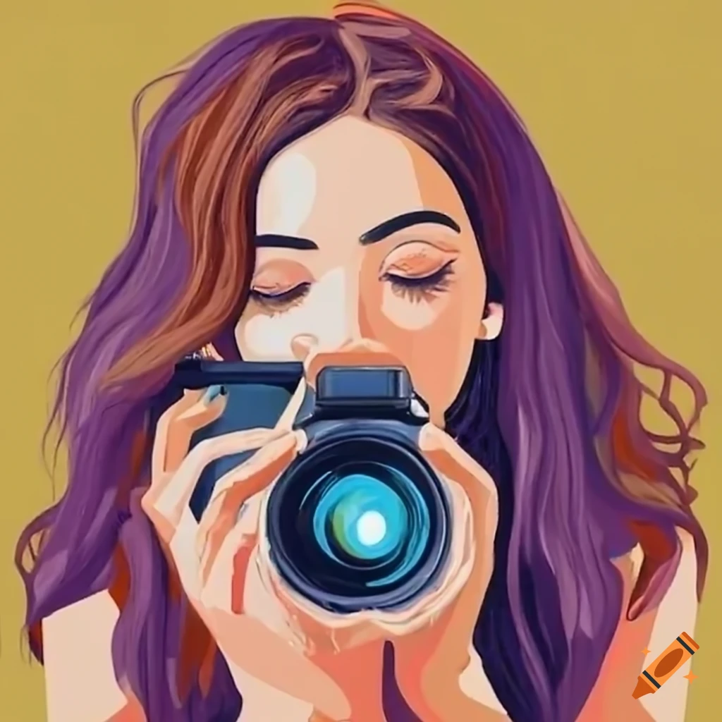 girl capturing moments with a Nikon camera