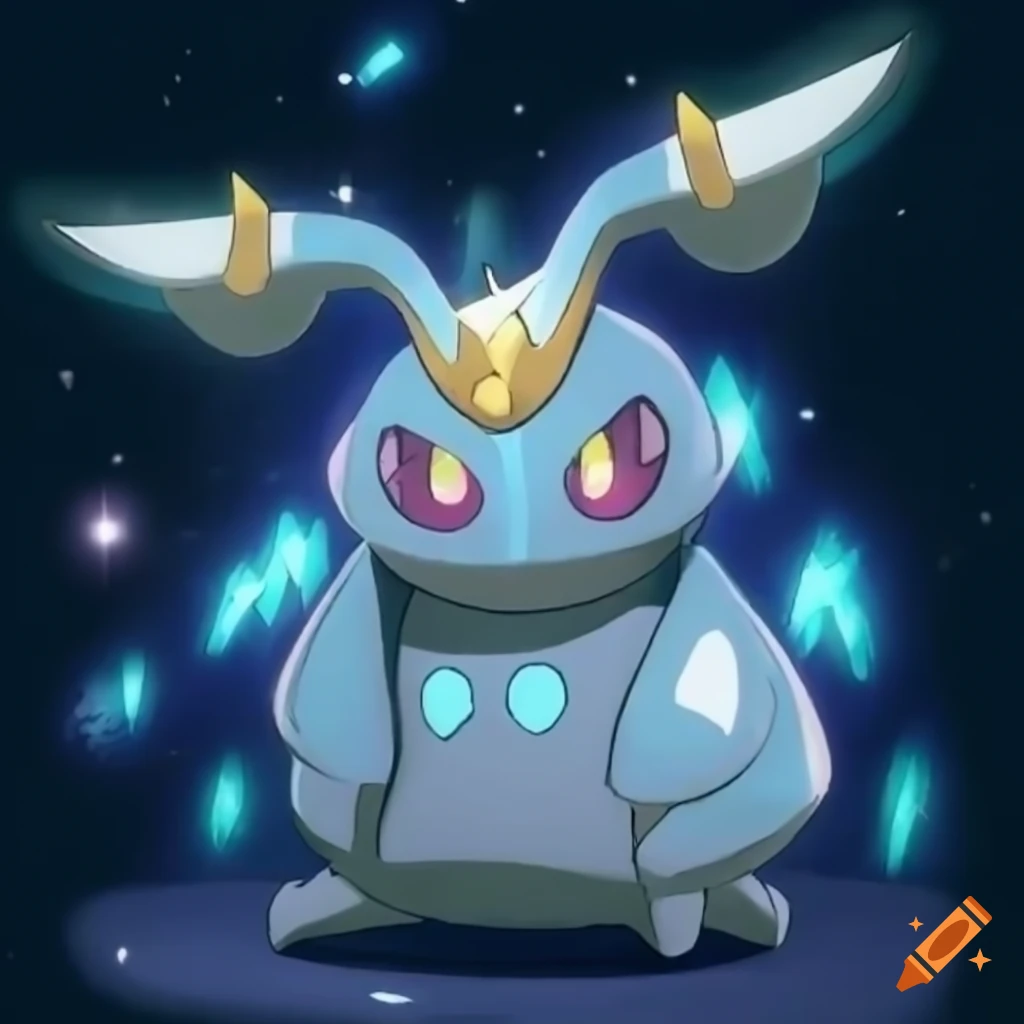 digital art of Regallant, a legendary keyboard Pokemon in regal armor
