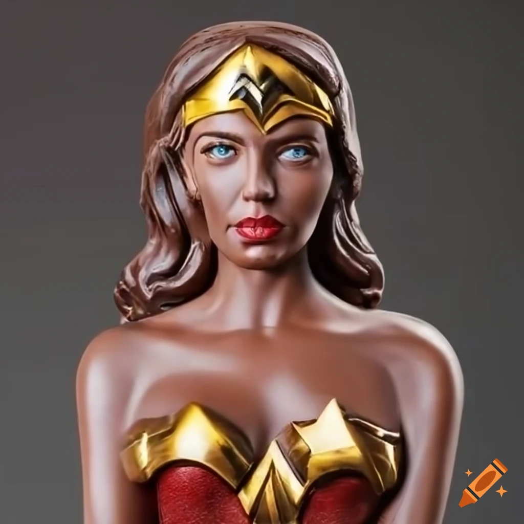 Check out this transparent Wonder Woman posing PNG image