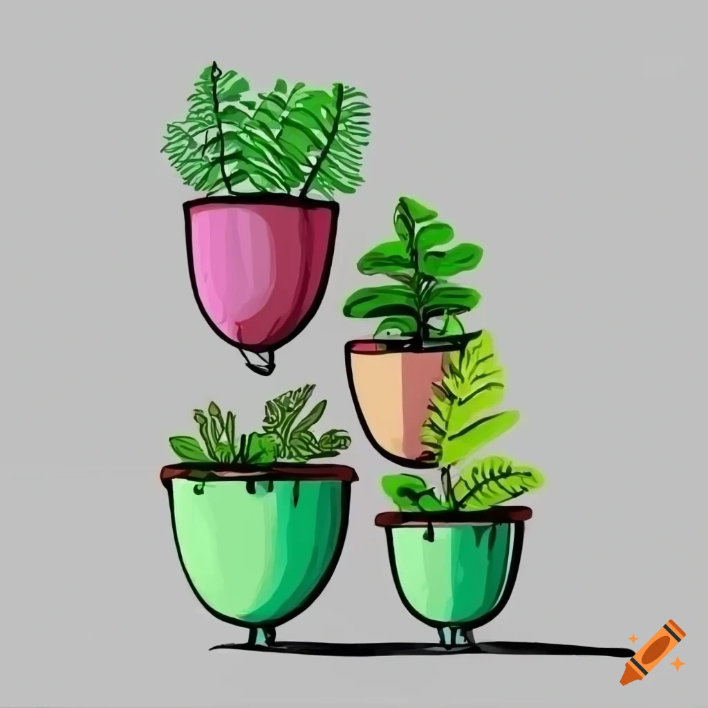 Simple Vase with flower coloring page | Coloring Page
