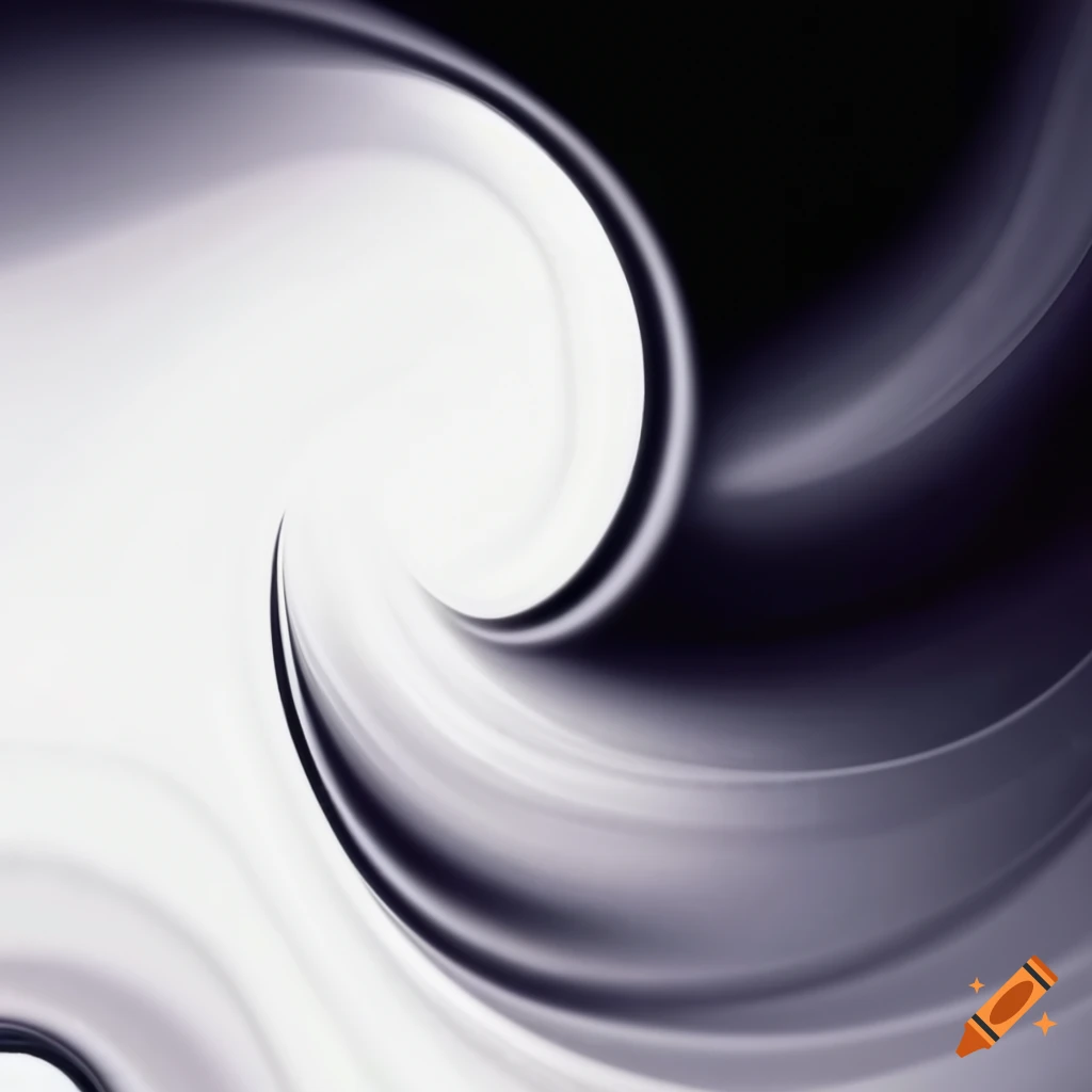 fluid art with monochrome colors