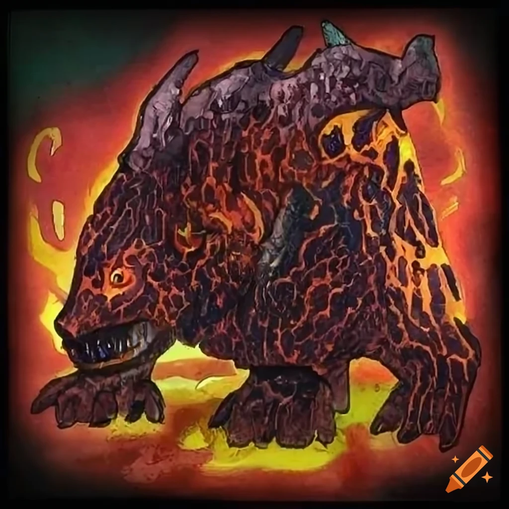 image of a Lava Hound card from a mobile game