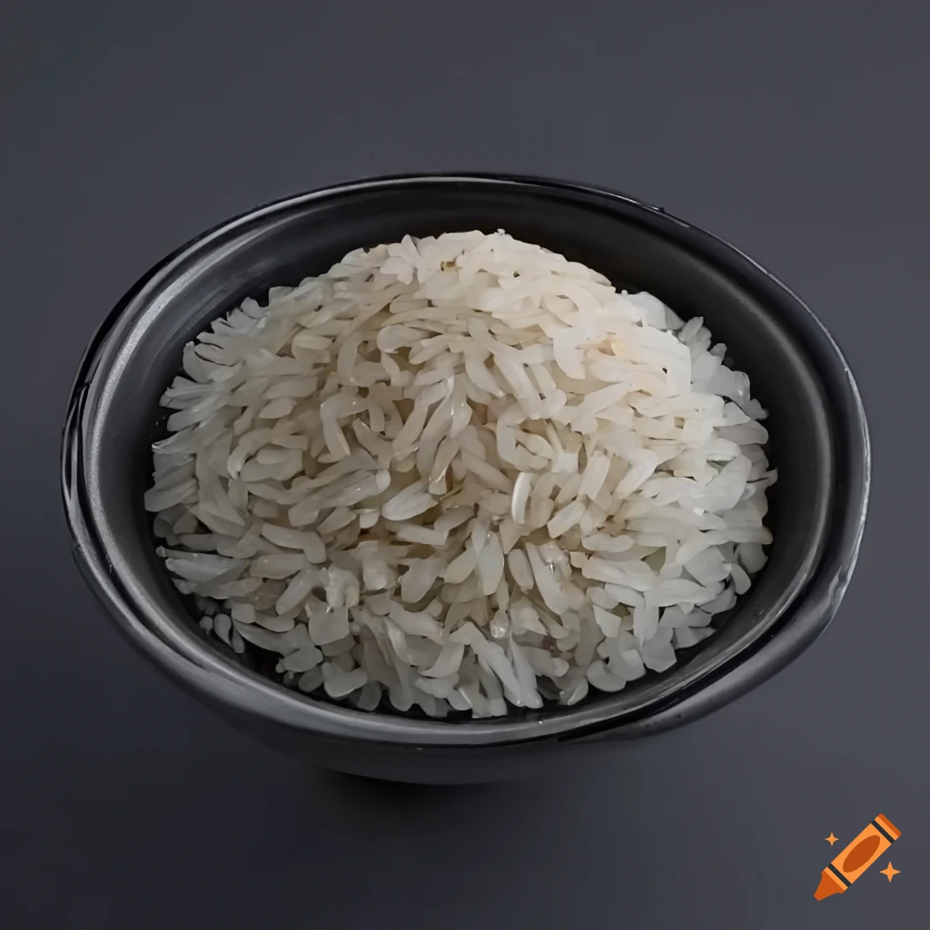 Bowl of perfectly cooked rice on Craiyon