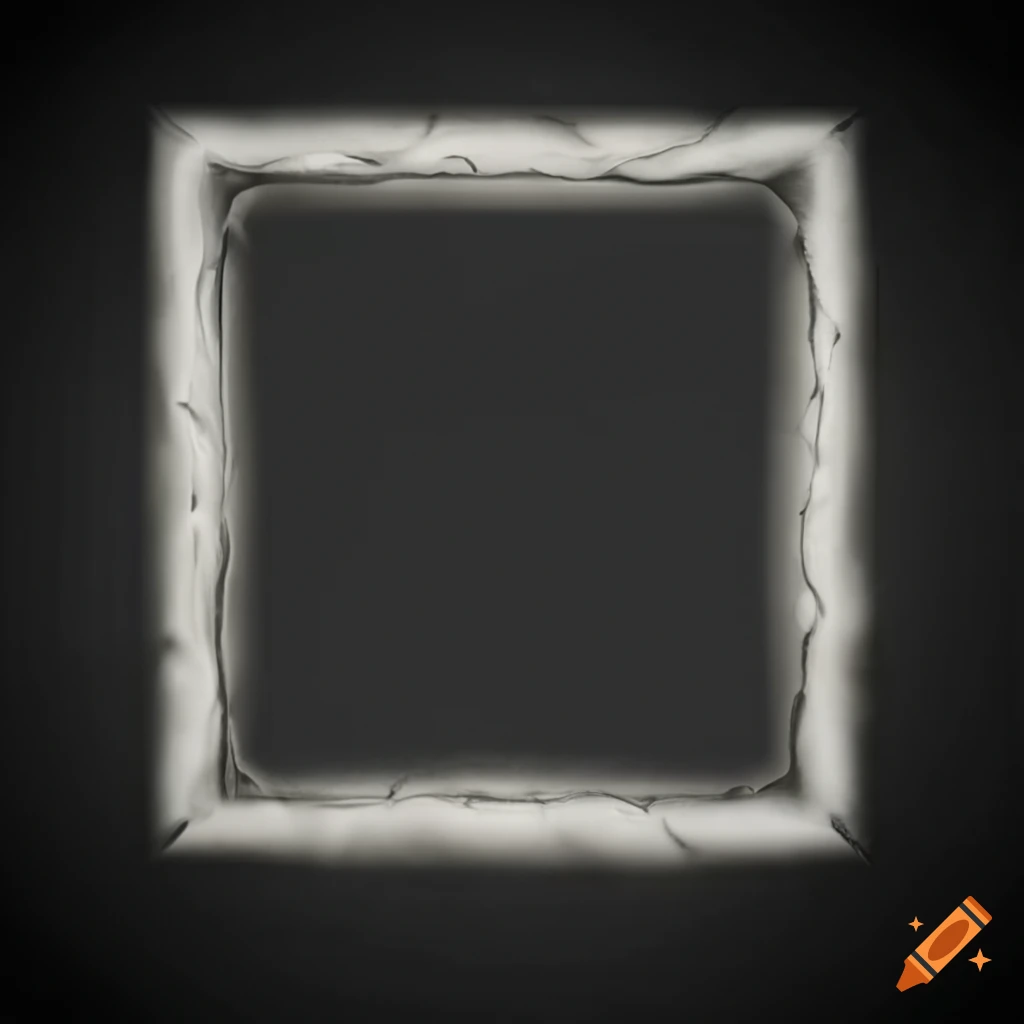 black background with a white spellcasting frame