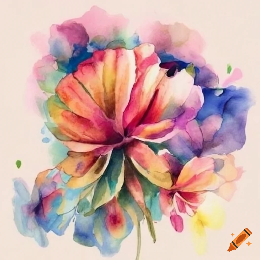 monthly watercolor flower illustrations