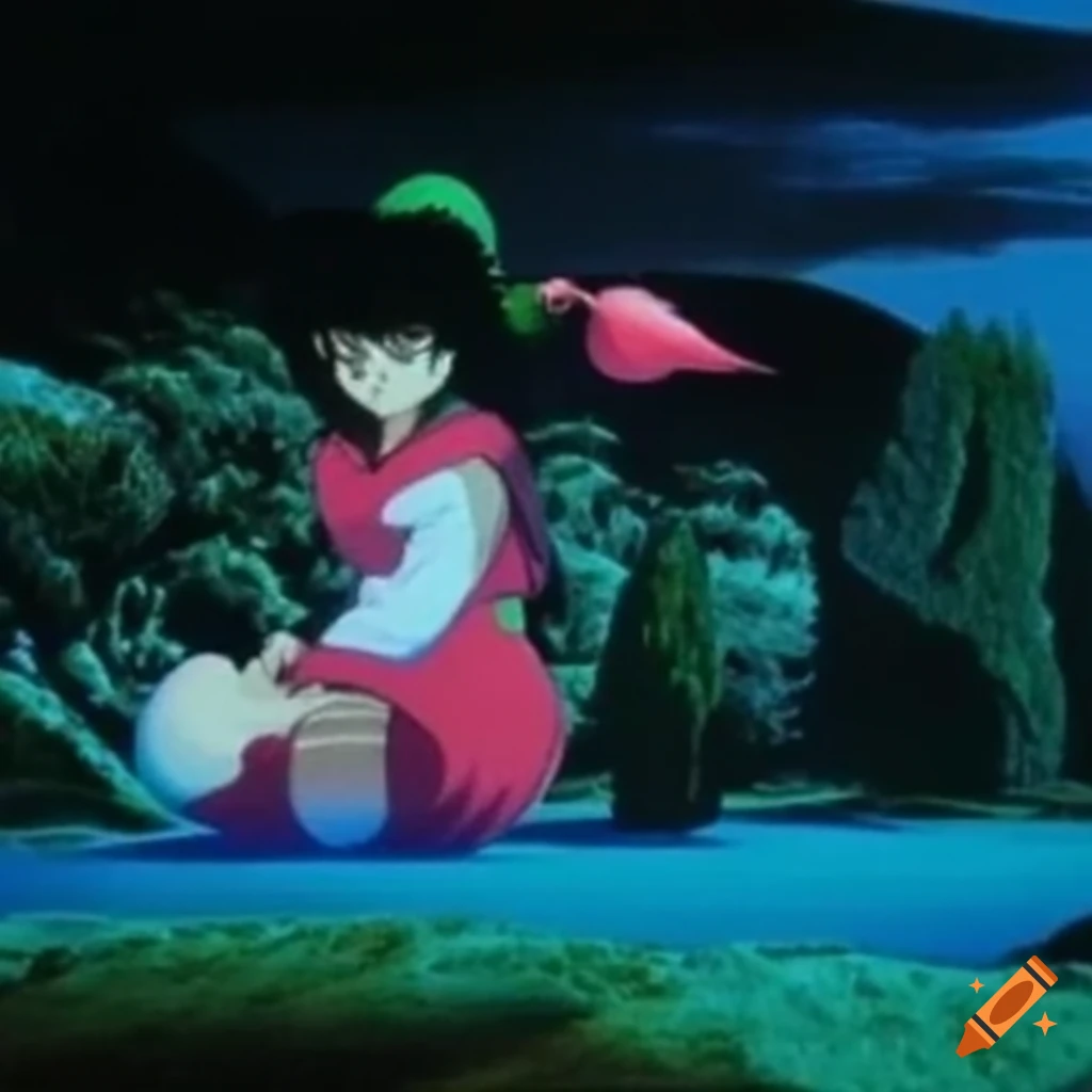 collage of 1990s chillwave anime