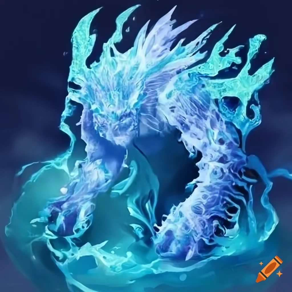 corrupted water elemental under sunlight