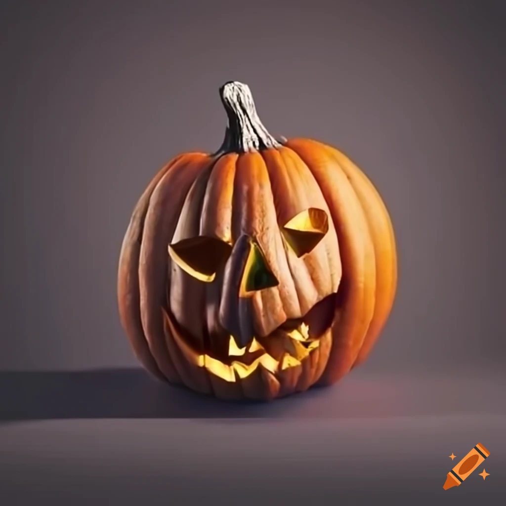 realistic pumpkin for Halloween
