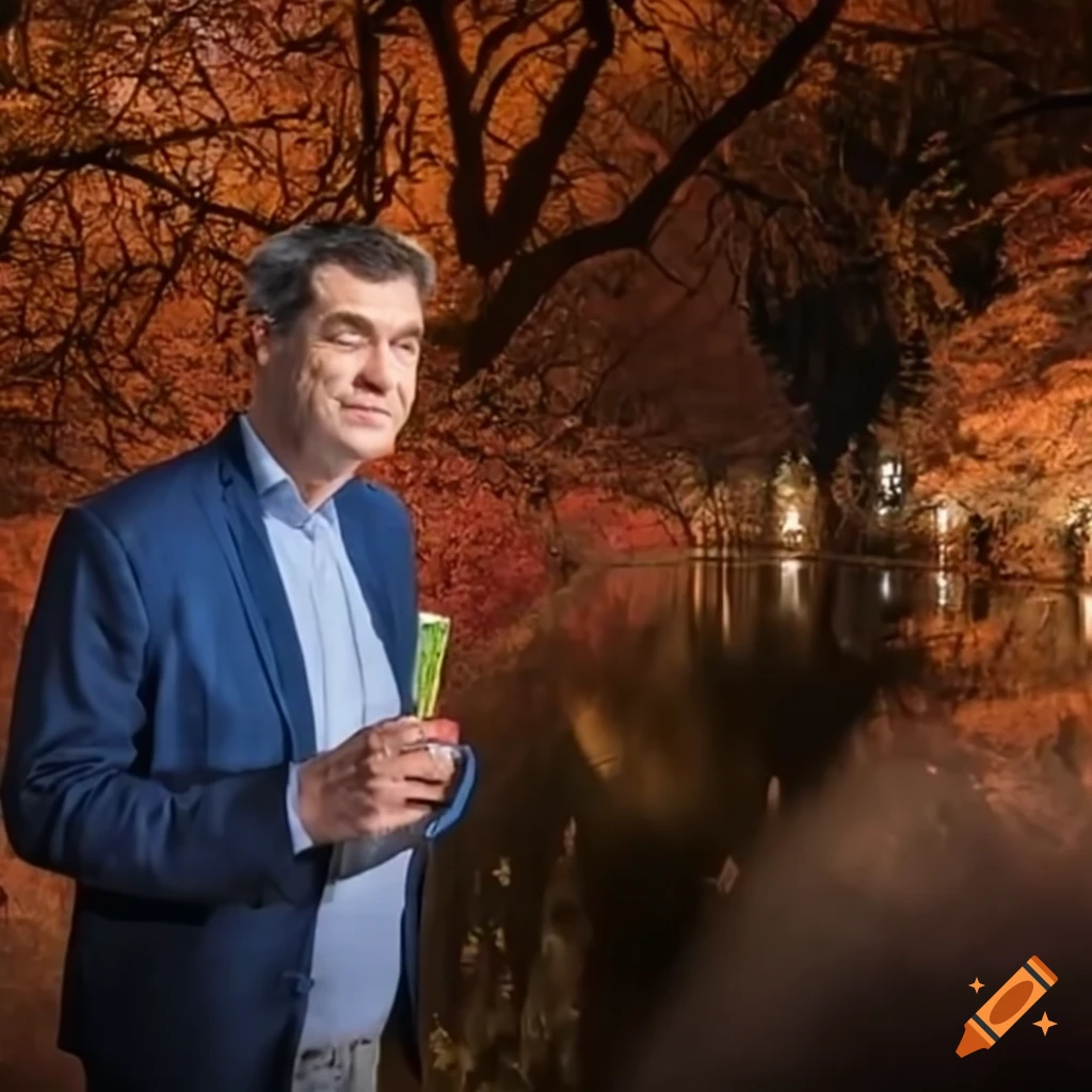 Markus Söder speaks during an interview