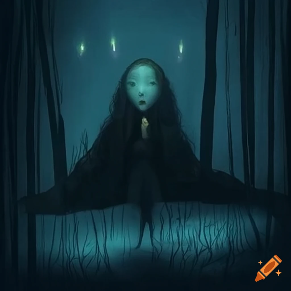image with a dreamy and creepy feeling