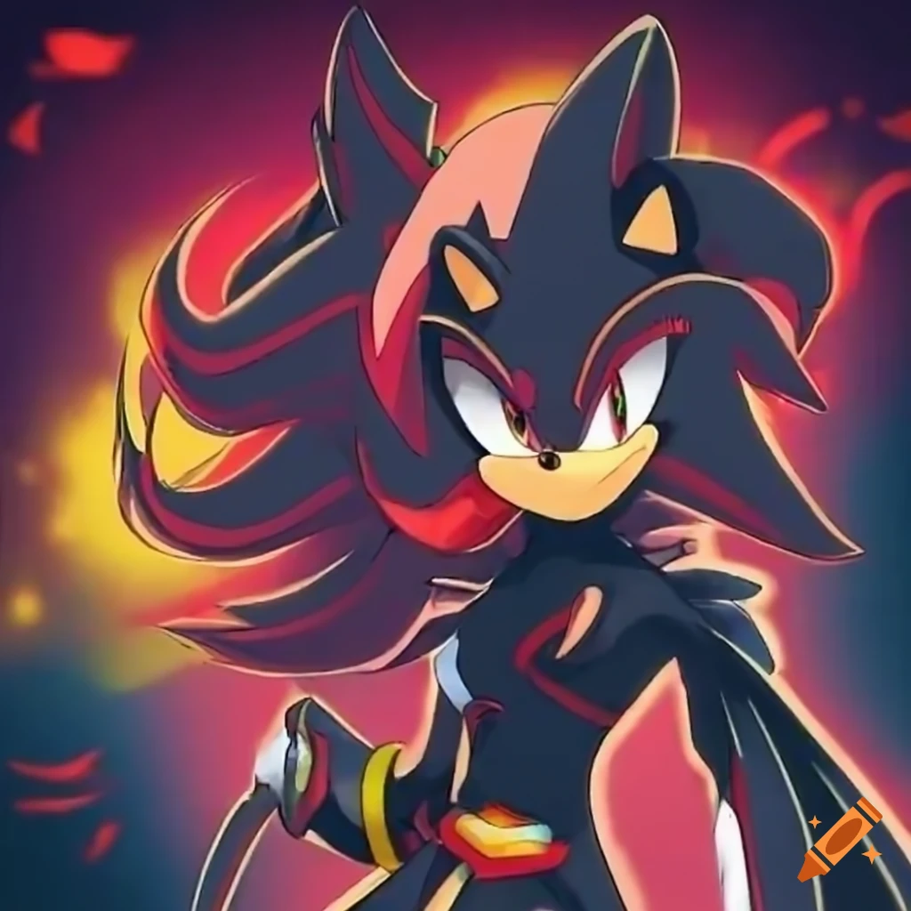 Shadow the hedgehog in idw style