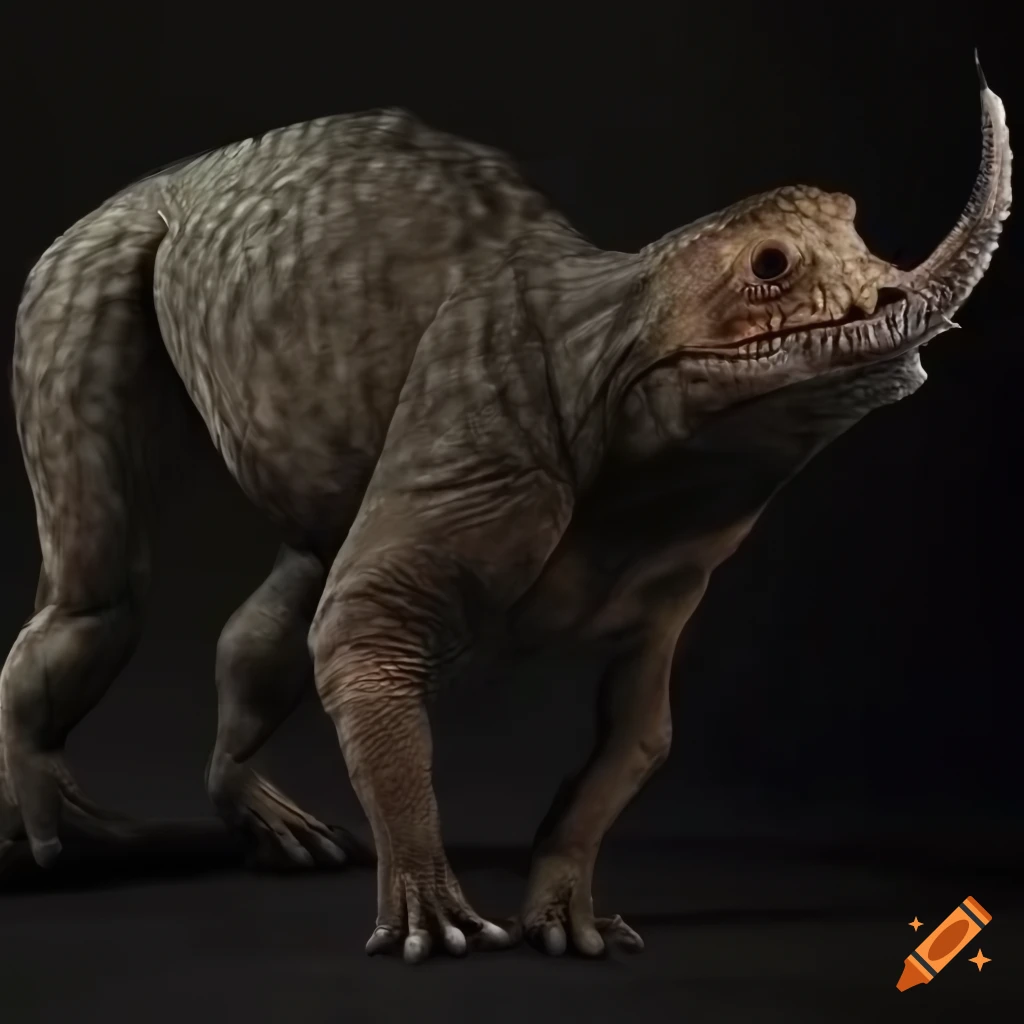 photo of a realistic Carniferous animal