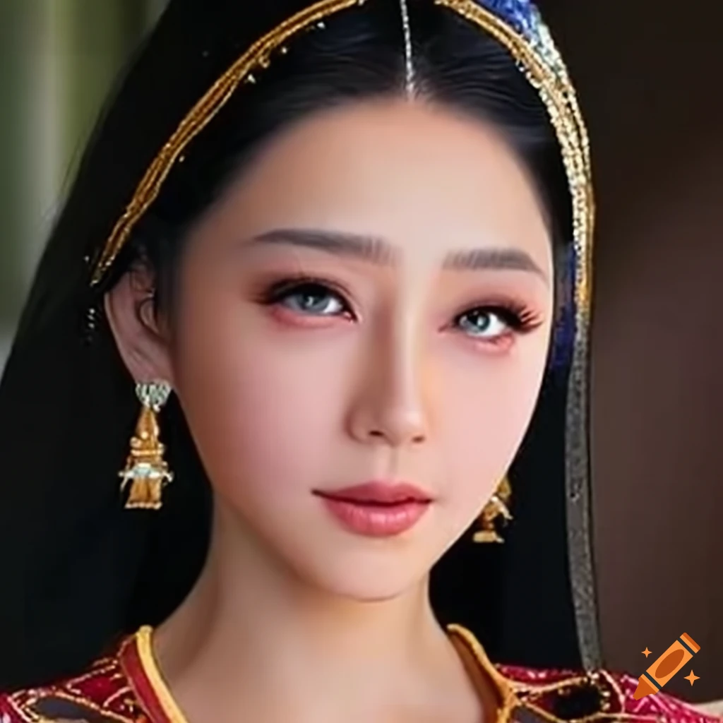 extremely detailed closeup of a person in traditional Christian Orthodox dress