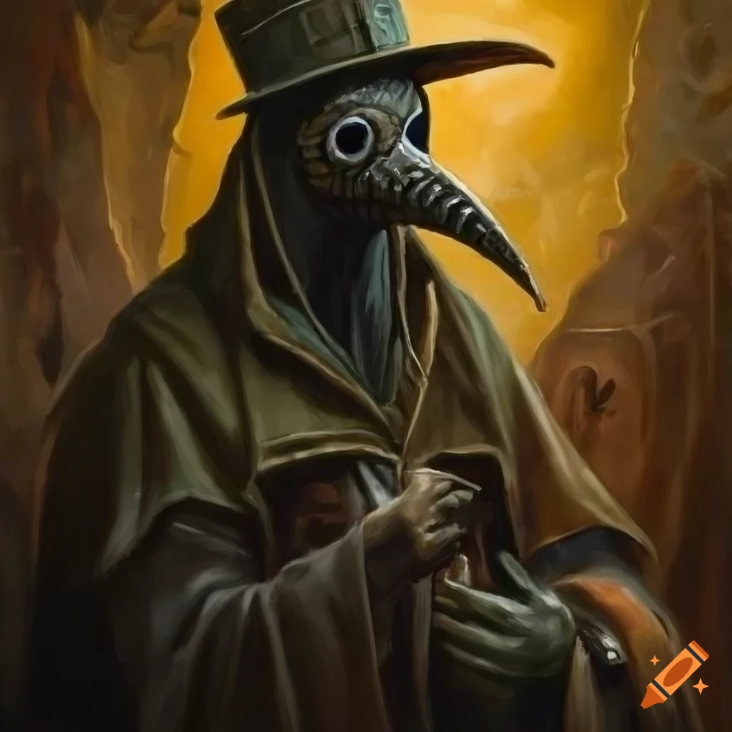 illustration of a plague doctor Lich