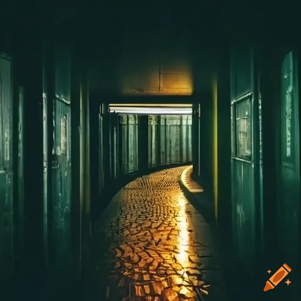 liminal subway scene with a familiar vibe
