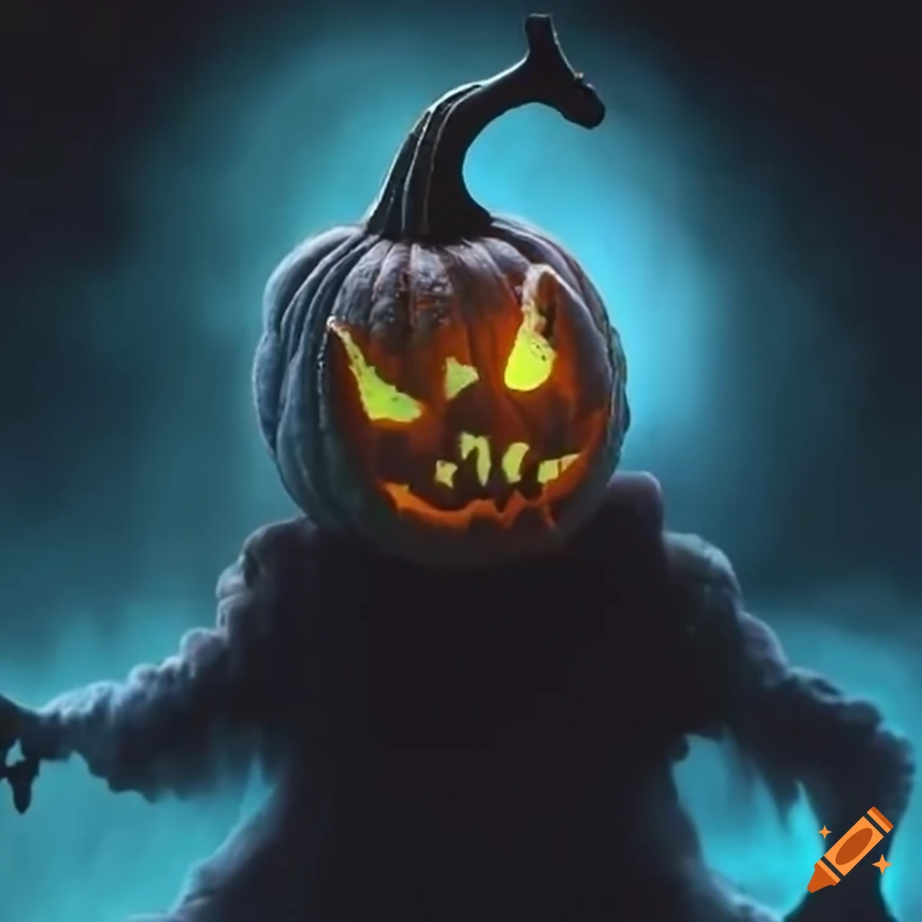 artwork of raging pumpkins