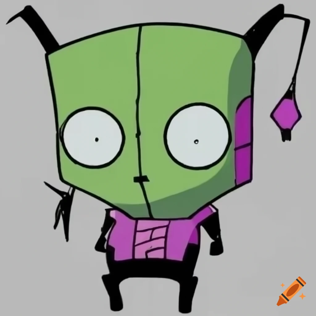 Invader zim astrowizard slime monster on Craiyon