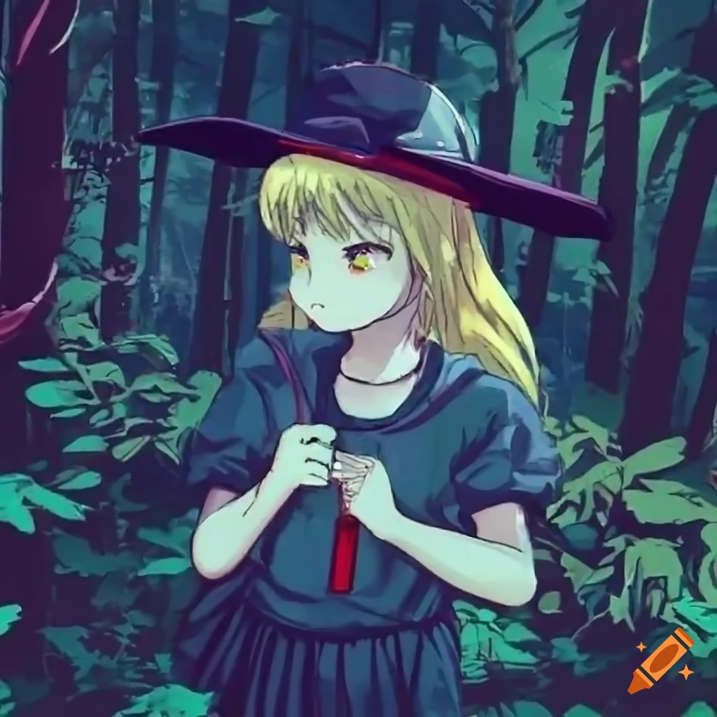 80s anime vampire girl with a smug smile