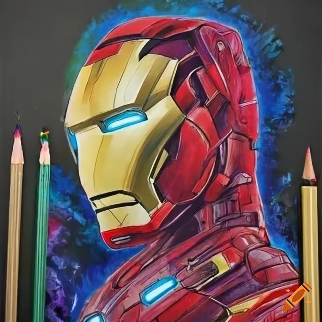 How to Draw Iron Man (Iron Man) Step by Step | DrawingTutorials101.com