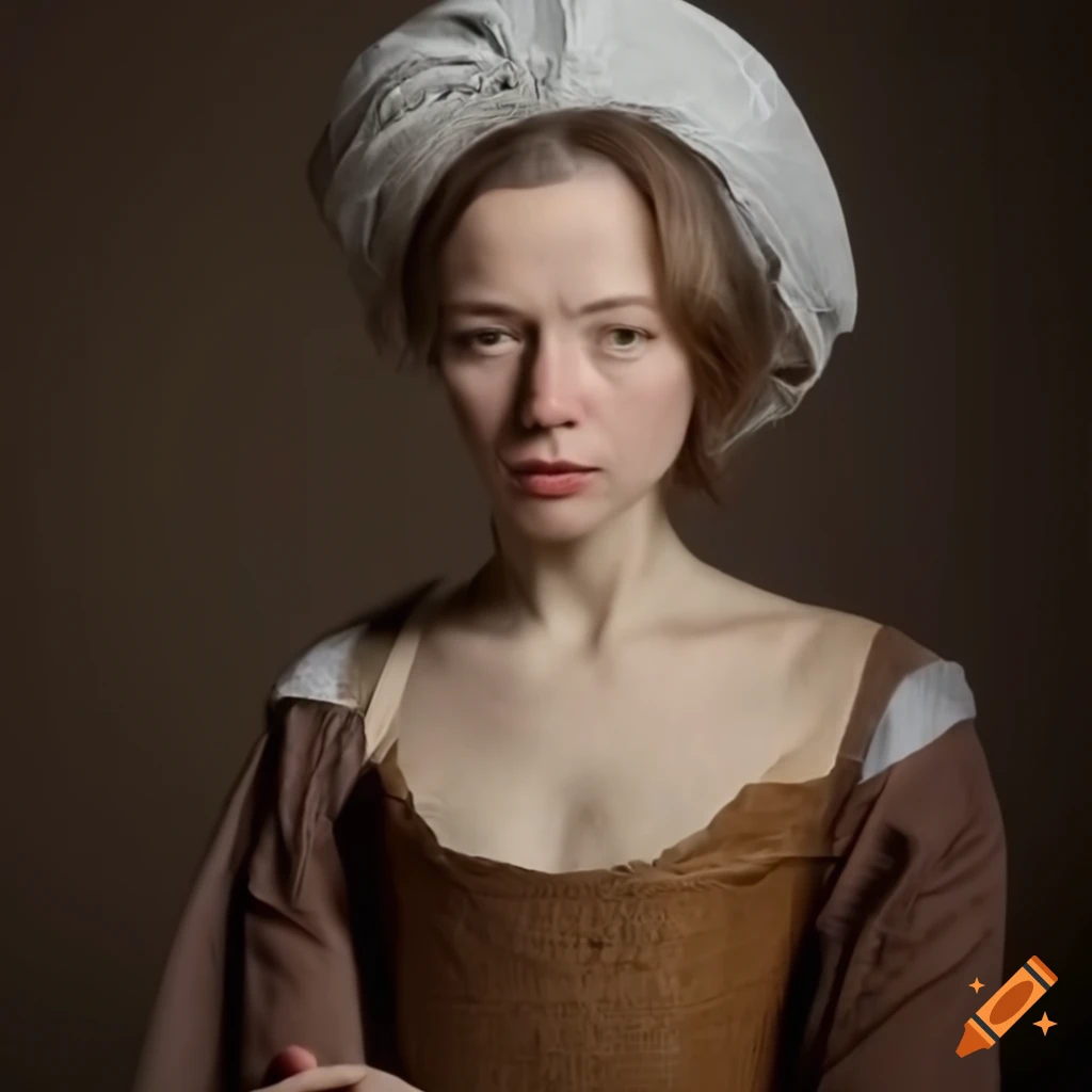 portrait of a woman in 17th century clothing