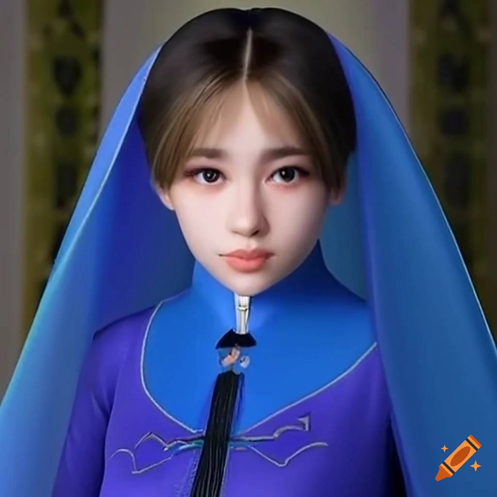Hyper realistic portrait of a person in orthodox dress