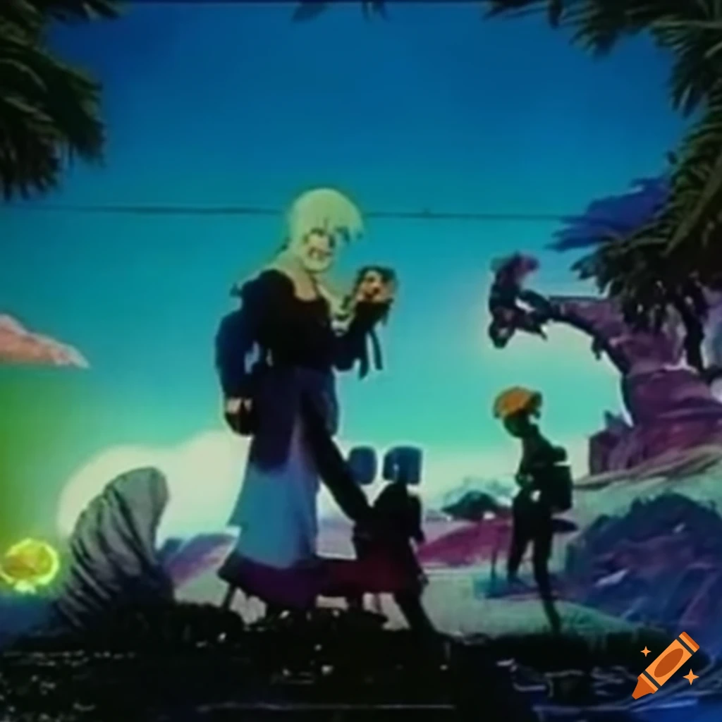 Collage Of 1990s Chillwave Anime On Craiyon