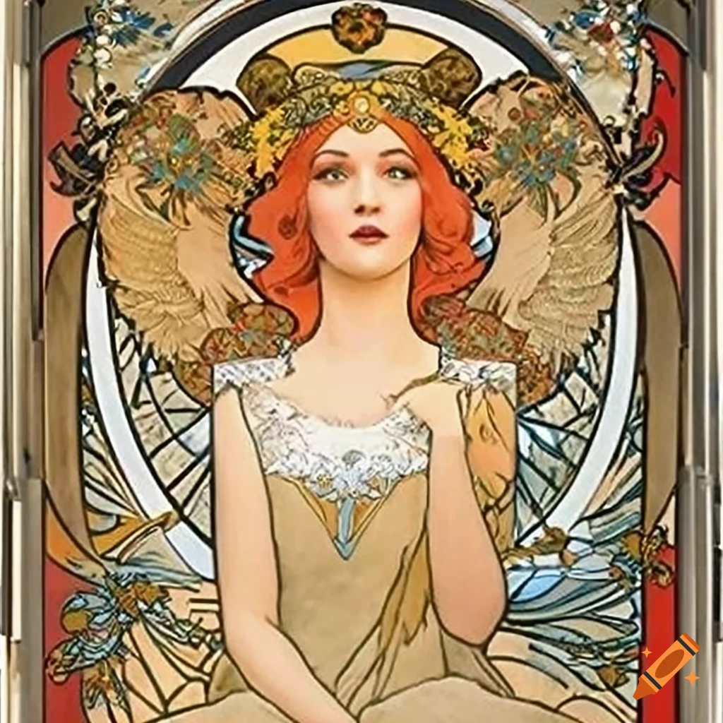 illustration of two angels embracing