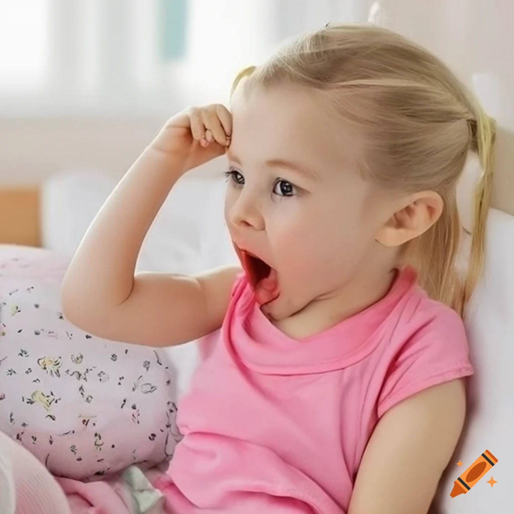 cute toddler girl enjoying a popsicle before bedtime