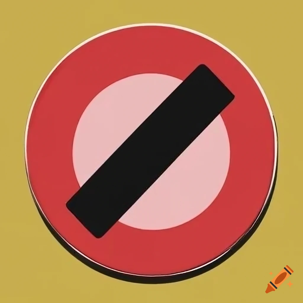 Stop Sign On A Road On Craiyon