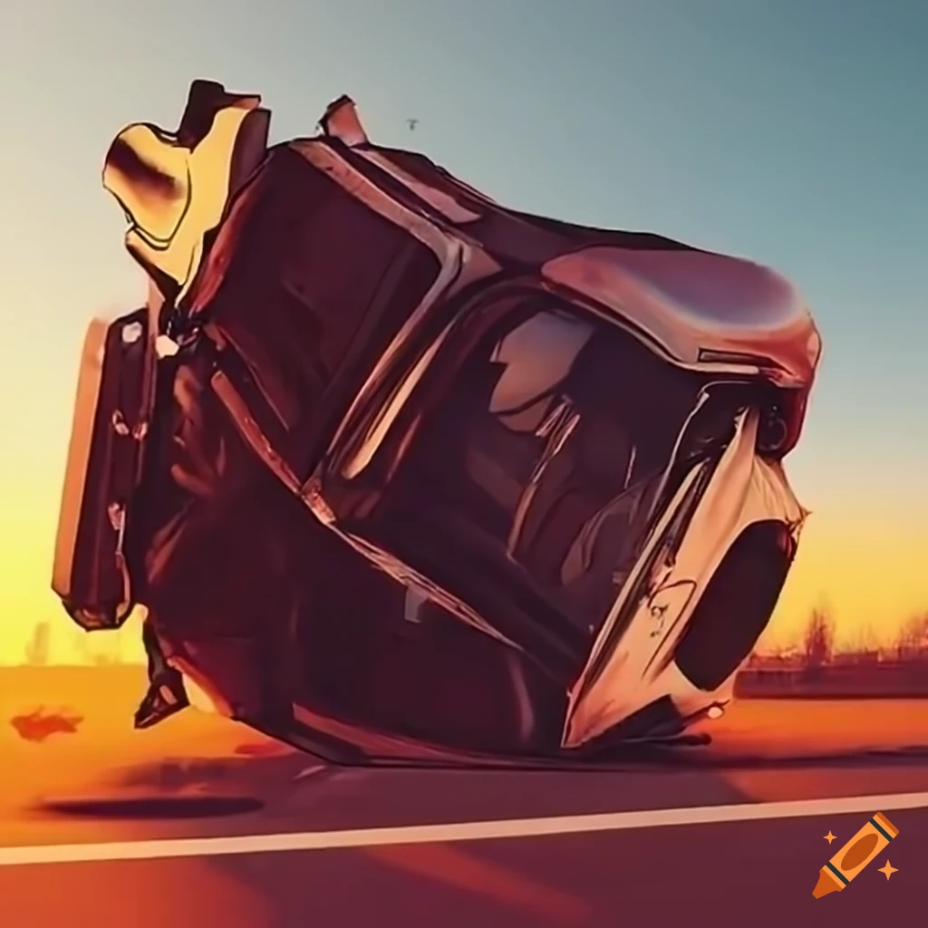 image of a road accident