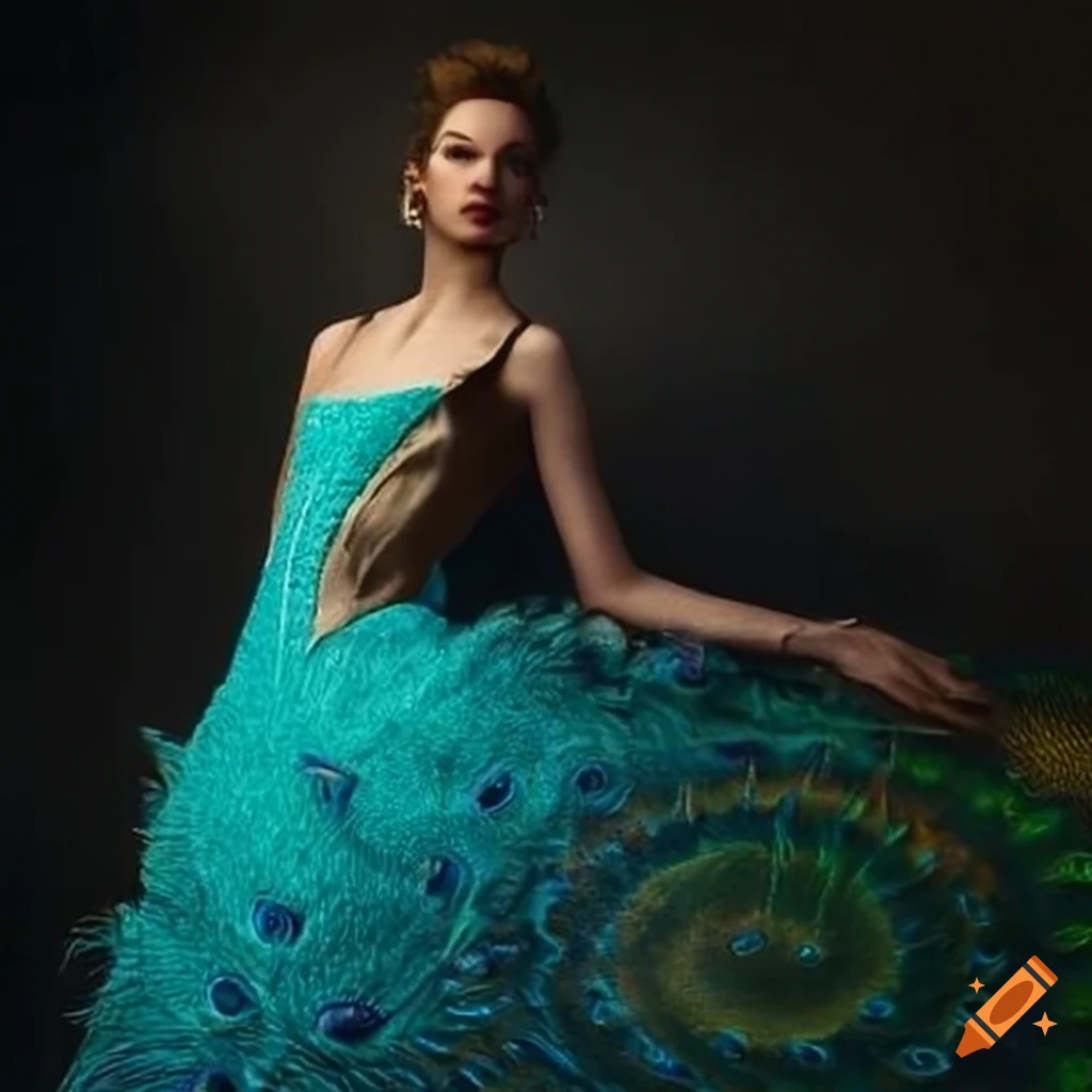 peacock close up