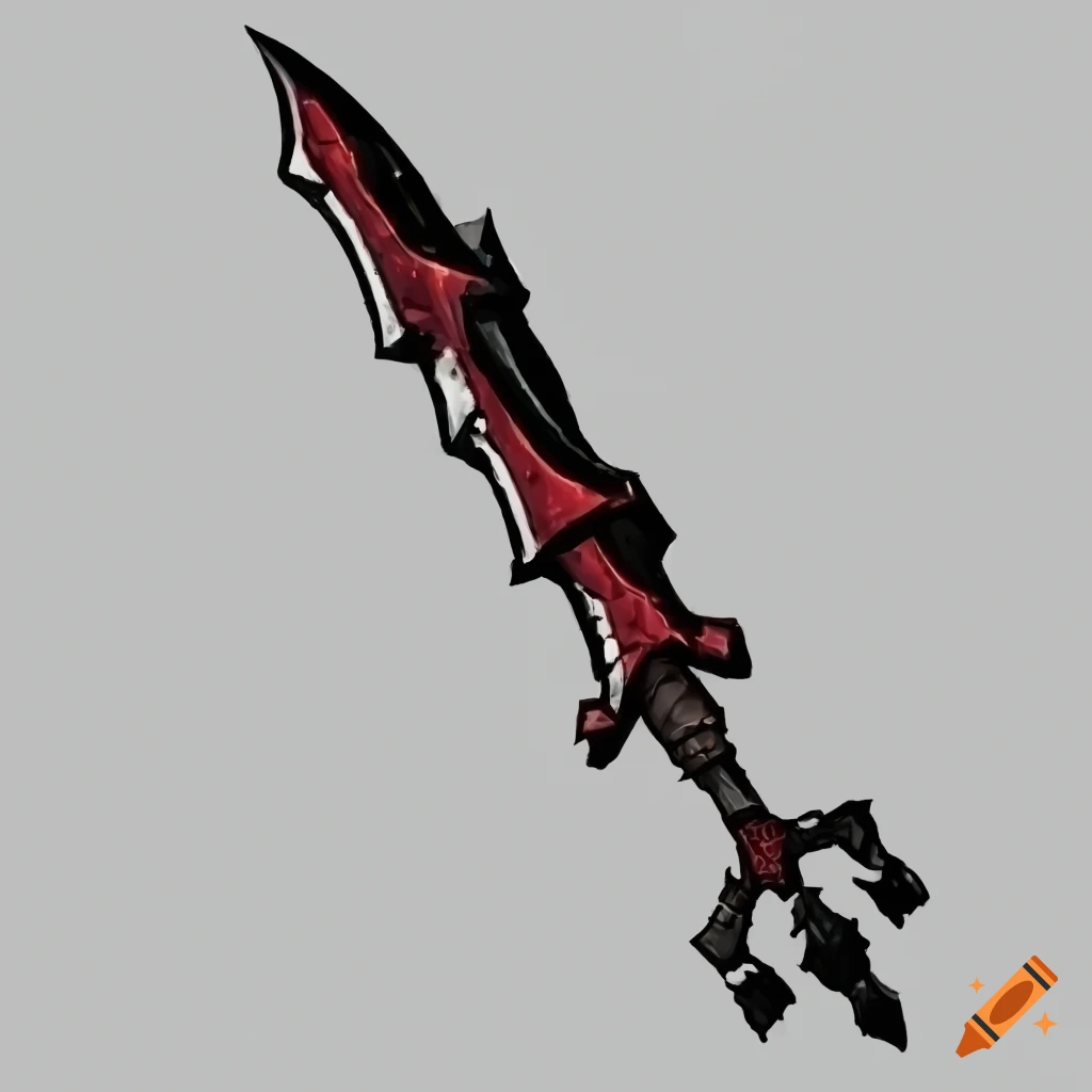 fantasy spear inspired by Darkest Dungeon and Tyranids