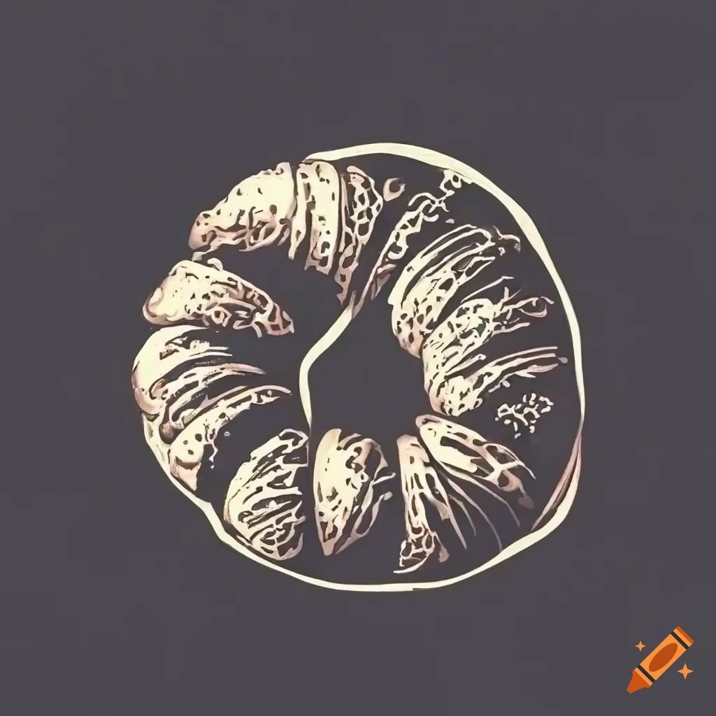 linocut-of-various-baked-goods