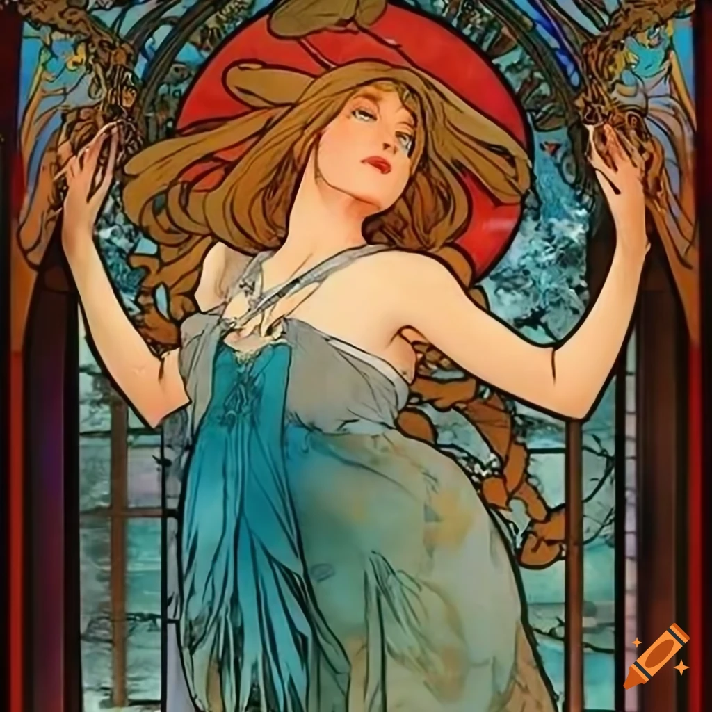 Blue bird landing on window art